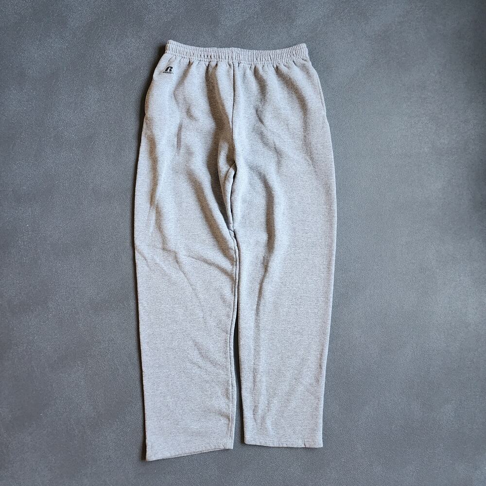 Y2K Russell Athletic Grey Baggy Drawstring Cotton Sweatpants XXL